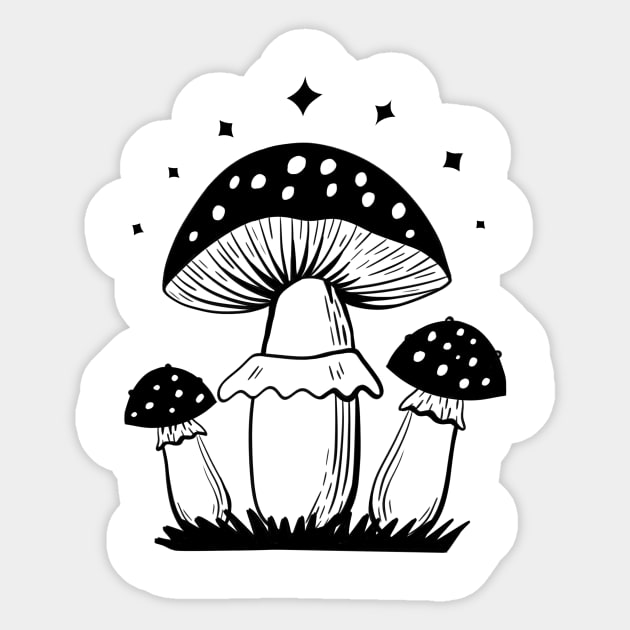 Magic Mushroom Sticker by Enchantedbox